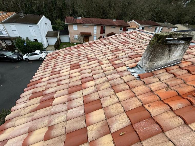 Toiture en tuiles neuve réalisée en Gironde