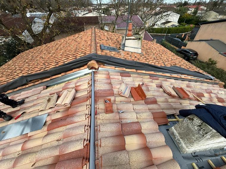 Chantier couverture en Gironde